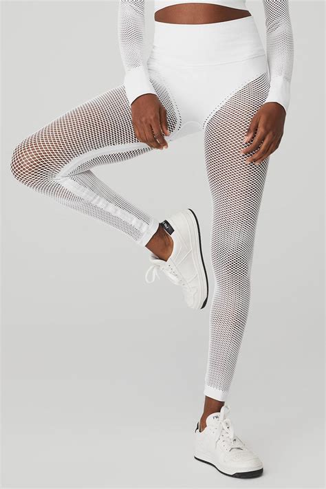 sheer white leggings